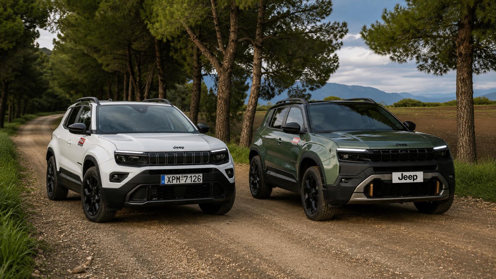 Jeep Avenger vs Jeep Avenger Electric Jeep Avenger vs Jeep Avenger Electric